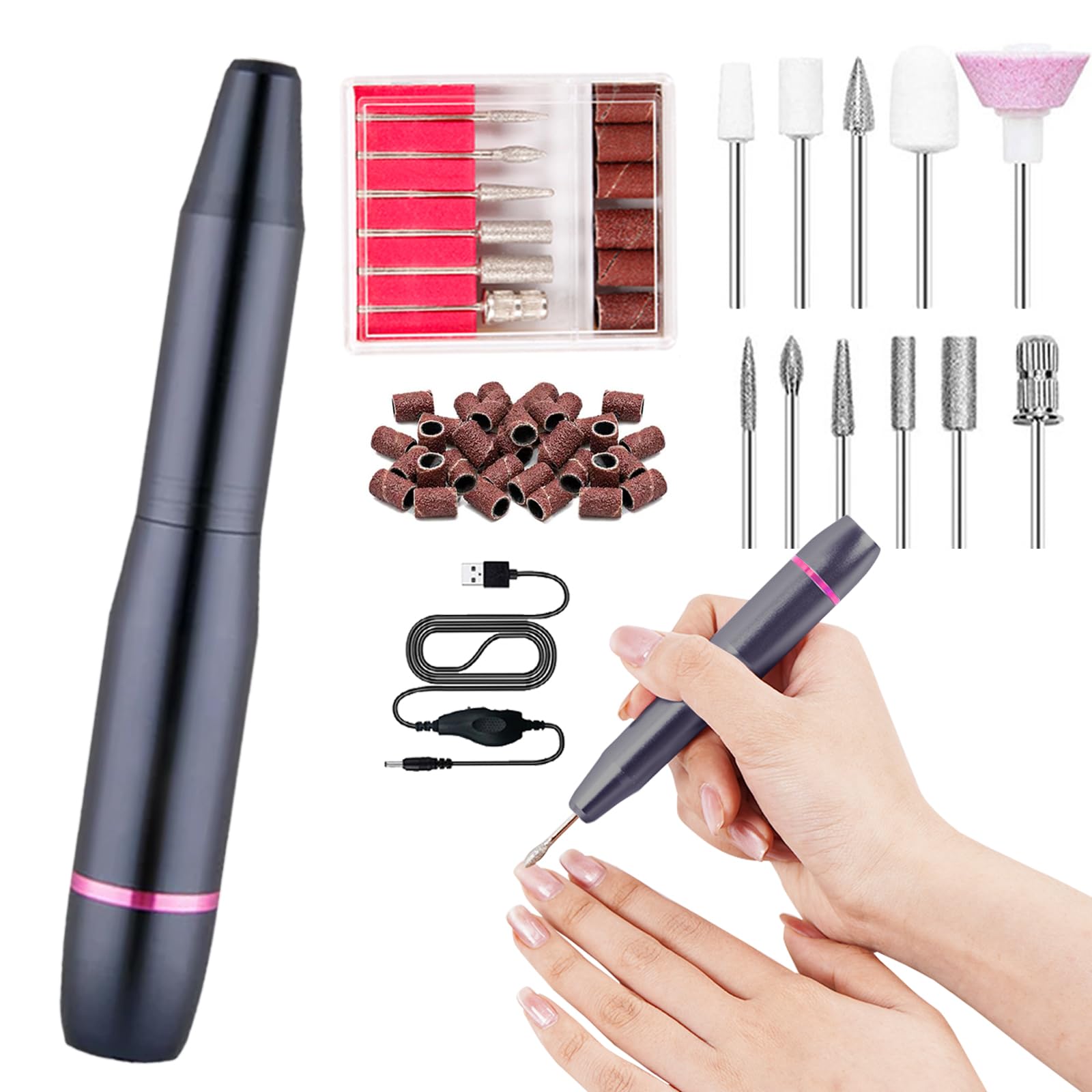 ネイルマシン Amazon.co.jp: 11in1多機能電動ネイルマシンキット 高速20000rpm